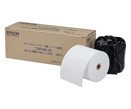 サーマルロール紙 1パック(3巻入) TRP080-80 1パック(3巻入)