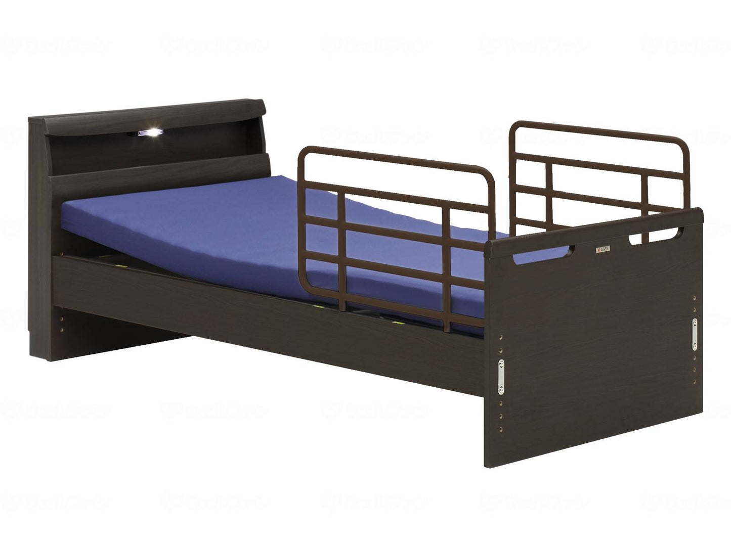 Glanz Carasel 1M (with mattless and side guards) Brown Cabinet Type