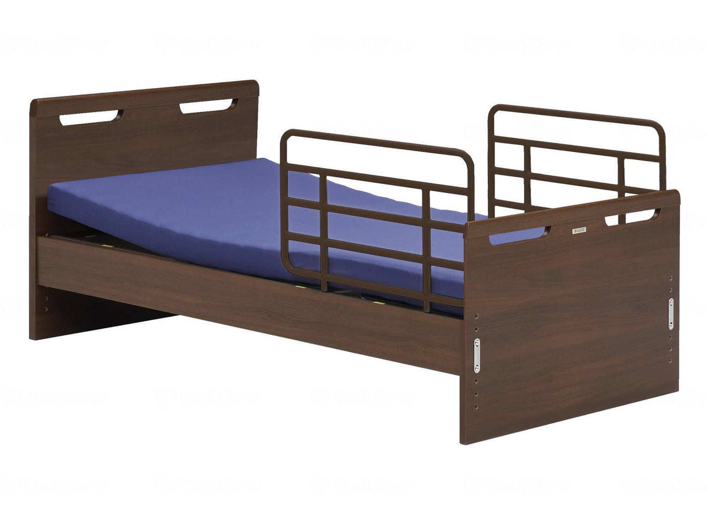 Glanz Carasel 1M (with mattless and side guards) Brown Flat type