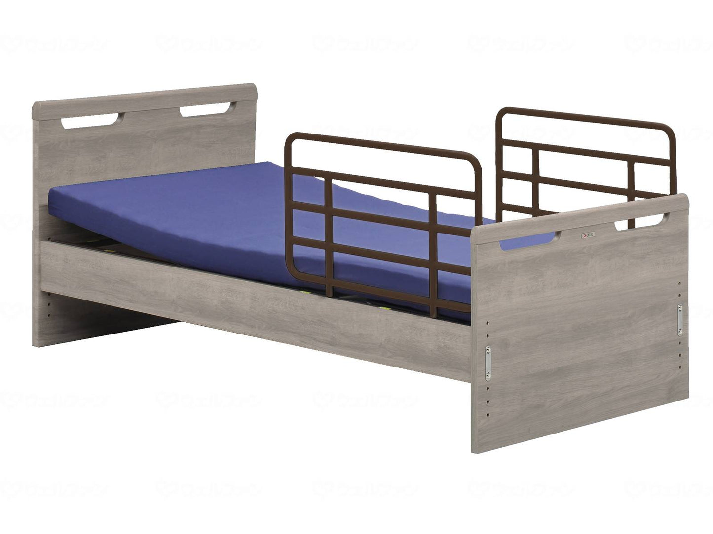 Glanz Carasel 1M (with mattless and side guards) Grey flat type