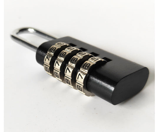 Dial-adjustable lock (zinc alloy) Approx. 58 x 21 mm Black 12730 1 piece