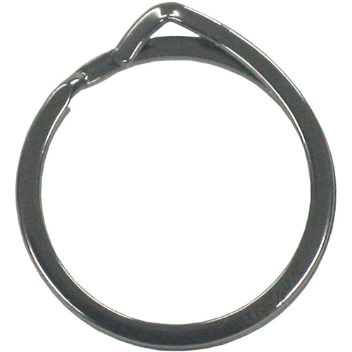 KONTEC Key Ring Gentle on Fingers and Nails, Inner Ring Diameter Approx. 25mm, 1 Piece, Black, AP-54, 1 Piece