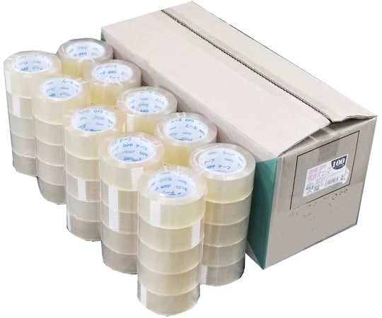 OPP tape (No110N) Total thickness 50μ 48mm x 100m Transparent 5 rolls 01290111 1 set (5 rolls)