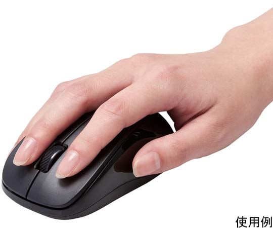 Business Mouse Wireless IR Mouse M Size Antibacterial Black M-K6DRKBK/RS 1 pc