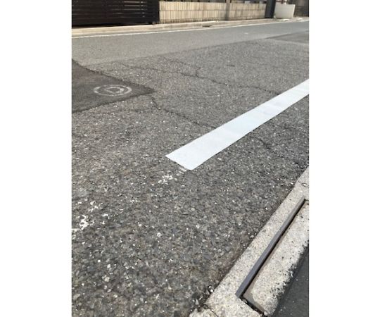 포장 도로용 임시 라인 테이프 50mm폭×45m 화이트 CR5045-W 1권