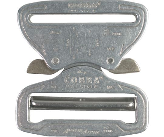 COBRA 프로 스타일 버클 50MM XL 트리거 실버 VF FY50AVF-XL 1개