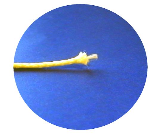 ポリエステル8打コード(芯入)1mm×50m 白 ボビン巻 PET-8CORD-1-50WH 1巻