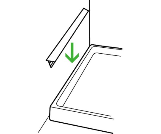 洗濯機パン用すきまパッキン PP60-900 1個