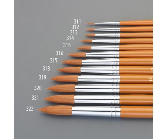 No. 4 watercolor round brush (horsehair, PBT) EA109MK-314 1 piece