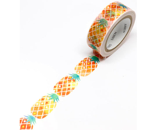 パイナップル 15mm×10m 3柄 3個入 UR-2006 3個入