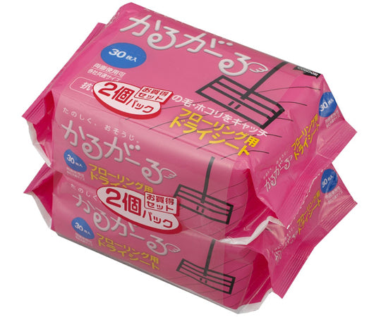 카루가루 바닥재용 드라이 시트 30장입×2 1팩(2봉입)