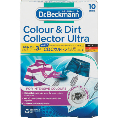 Dr. Beckmann Color & Dirt Collector Ultra Color Transfer Prevention Sheets (10 sheets) for Jeans/Laundromat DP010012 1 piece
