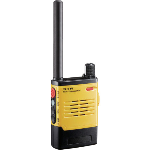 야에스 무선 헤비 듀티 STR 온 디맨드 인컴 특정 소전력 트랜시버 옐로우 「상세 설정 타입」 SRFD55-Y 1대