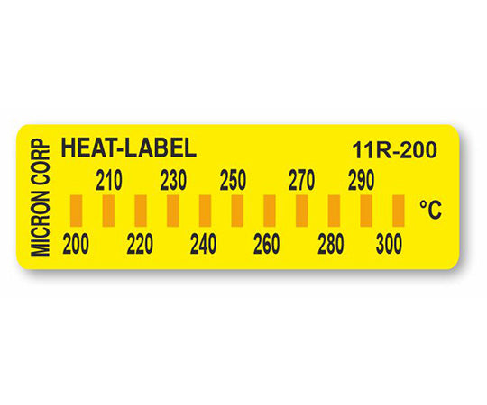 ヒートラベル(不可逆性)11点表示 1ケース(10枚入) 11R-200 1ケース(10枚入)