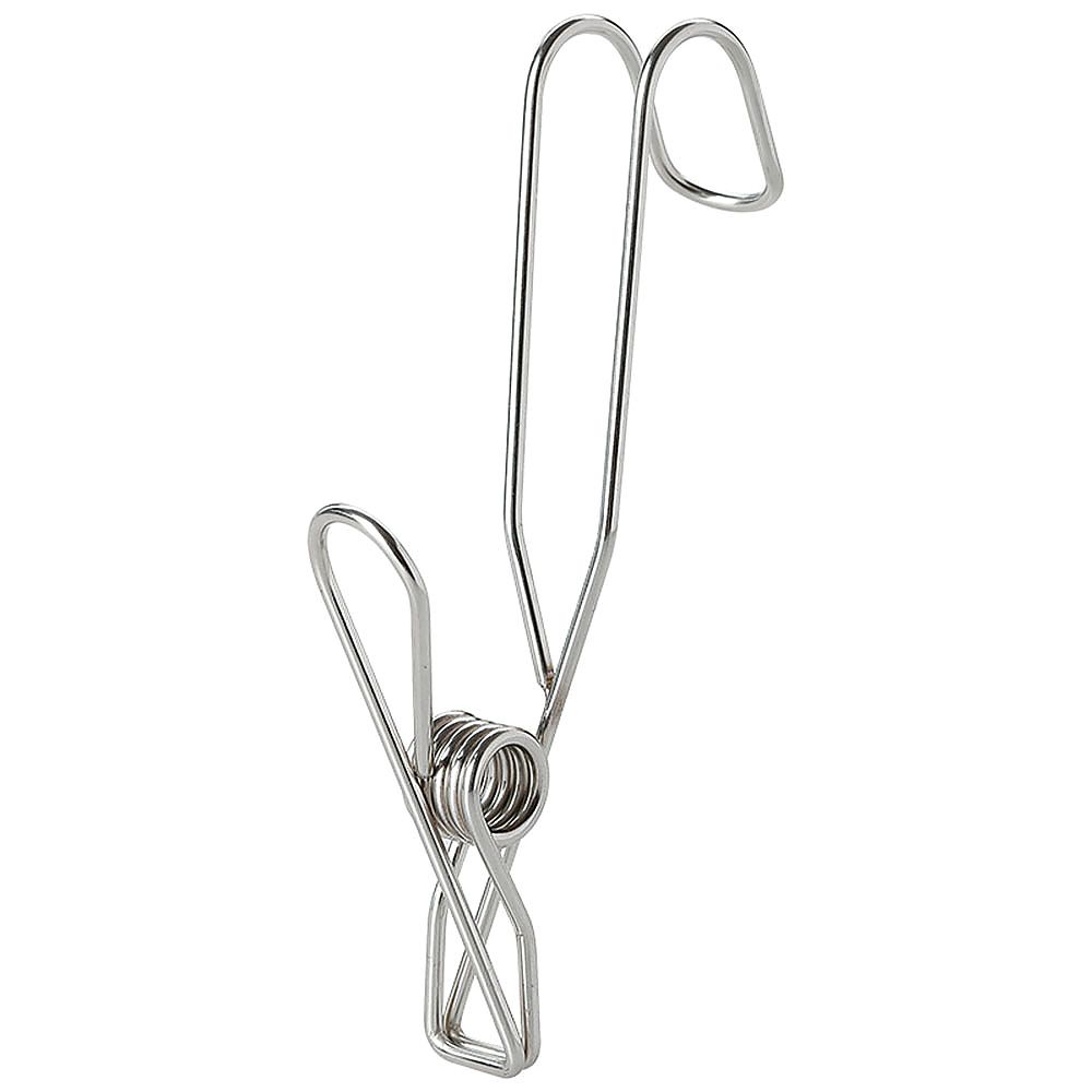Stainless steel clip with hook (4 pieces) 1 bag (4 pieces)