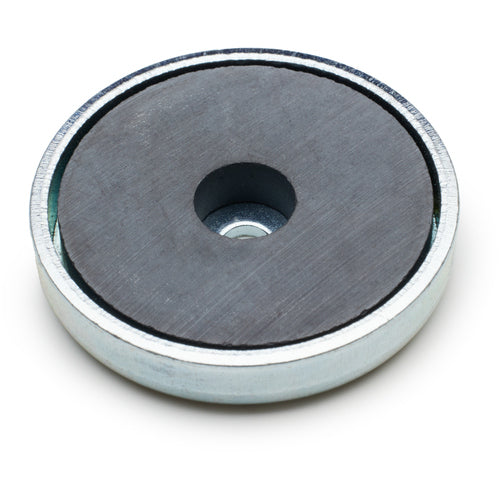 MAGEVER フェライト磁石 キャップマグネット 丸型 32R(穴付き) 3C1032R4014 1 個