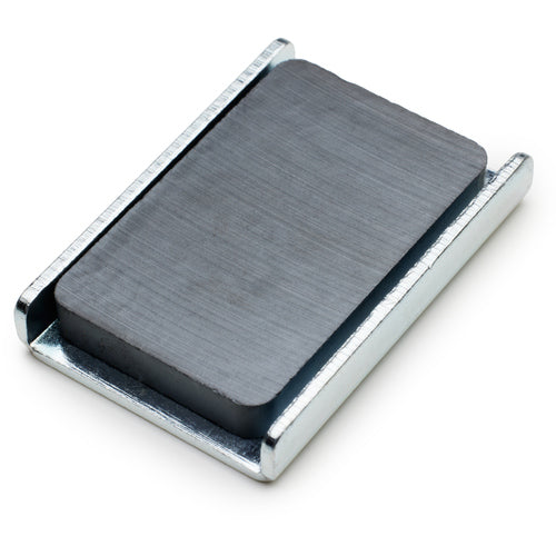 MAGEVER フェライト磁石 キャップマグネット 角型 45L(テープ付) 3C3045LT4120 1 個