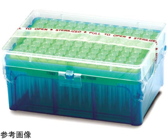 Fisherbrand™ SureOne Tips/シュアワンピペットチップ/チップ 0.1-10μL ヒンジラック クリア 滅菌 45.7mm 1本×960本入 02-707-441 1セット(960本入)