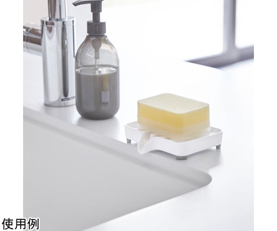 물이 흐르는 비누 트레이 미스트 화이트 3249 1개