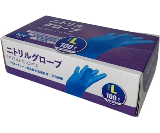 니트릴 장갑 L 100장입 #004 1상자(100장입)