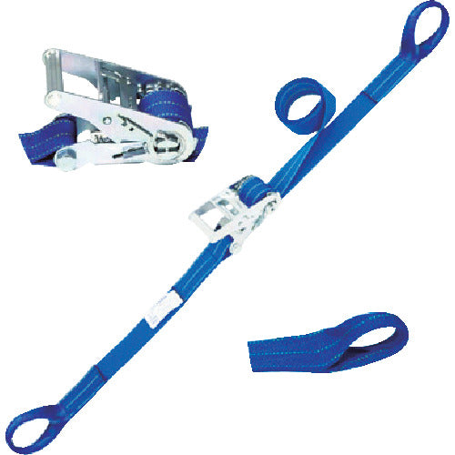 シライ ベルトラッシング(ラチェットバックル式) ベルタイト(R) JIS認証品 エコマーク認証品 両端アイ形 REE355 1 台