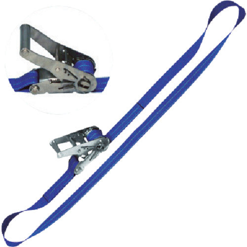 Shirai Belt Lashing (Ratchet Buckle Type) Beltight (R) JIS Certified Eco Mark Certified Endless Type REN50L6 1 Unit