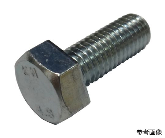 MIC Hexagonal Fully Threaded Bolt, Unichrome, 1/2 x 38 (9 pieces) M022-11238 1 pack (9 pieces)