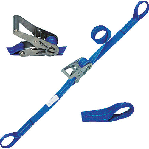 シライ ベルトラッシング(ラチェットバックル式・ステンレス製) ベルタイト(R) JIS認証品 エコマーク認証品 両端アイ形 REE25MS4.5 1 台