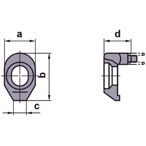 Mitsubishi Profile Bit, AJX, PMC Type Cutters, CV Type End Mill Parts, Clamp Piece AMS3 1 Piece