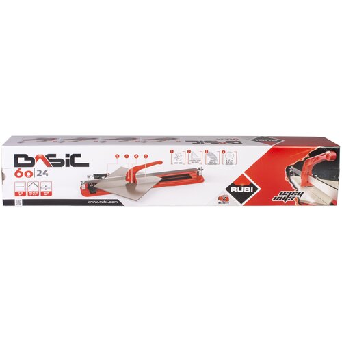 Ruby Manual Tile Cutter "BASIC-60" 25956 1 unit