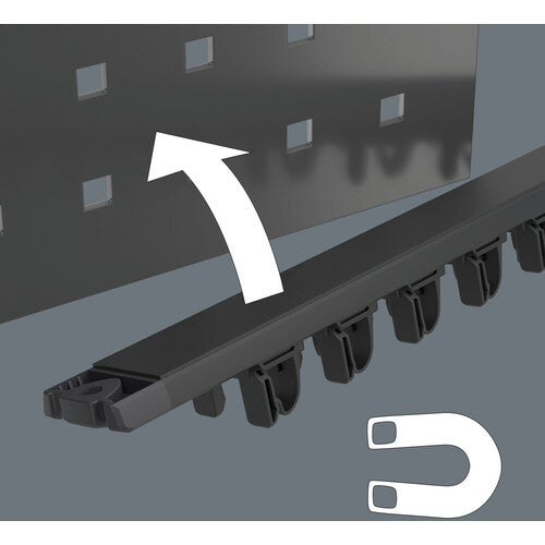 Wera 9611マグネットレールクラフトフォームドライバー9本用、 中身無し 136414 1 個