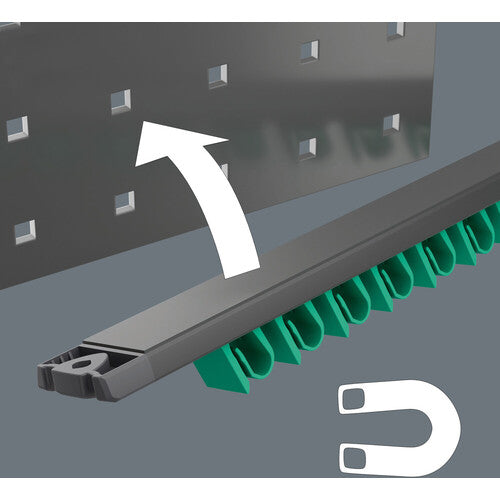 Wera 9610ジョーカーマグネットレール スパナ11本用、 中身無し 136413 1 個
