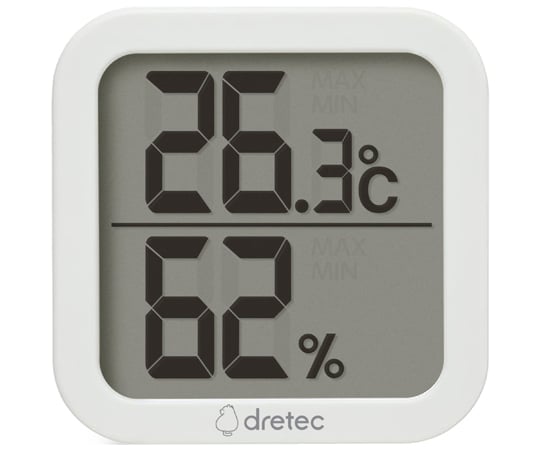 디지털 온습도계 "클랄" 화이트 O-414WT 1개