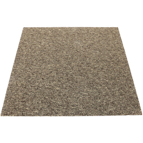 大島屋 日本製タイルカーペット ブラウン 50×50cm STC-10 1 枚