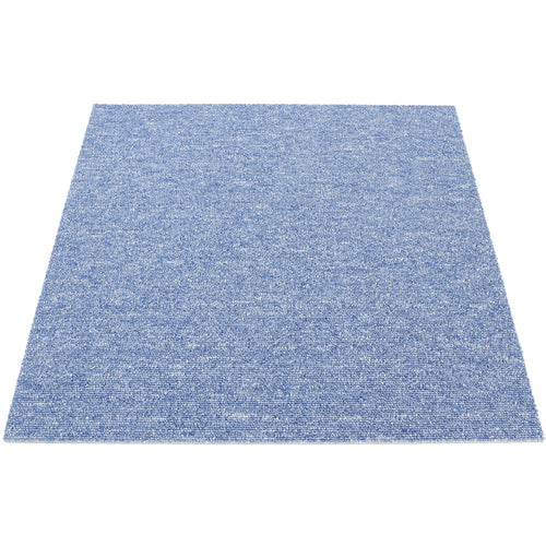 大島屋 日本製タイルカーペット ブルー 50×50cm STC-06 1 枚