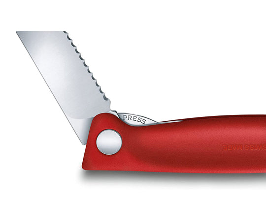 スイスクラシック 折り畳み式パーリングナイフ レッド 6.7831.FB 1個