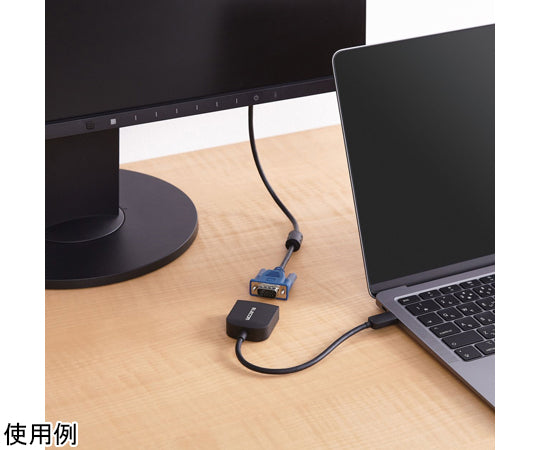 Type-C video conversion adapter TypeC-VGA Black AD-CVGABK3 1 piece