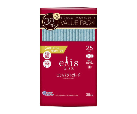 엘리스 컴팩트 가드(특히 많은 낮용) 날개 포함 38장 1개(38장입)
