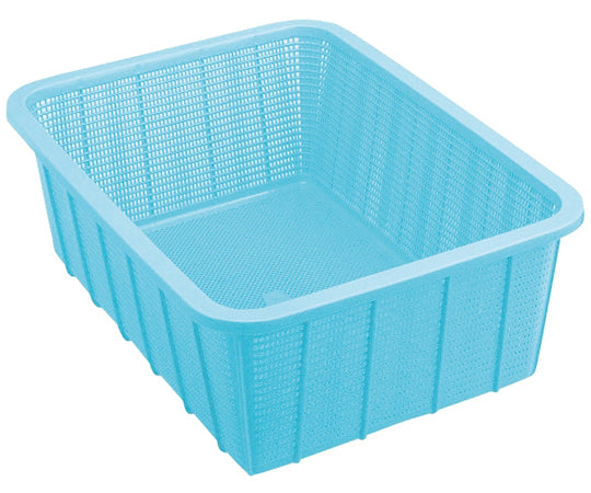 Deep square basket, large, blue, K5442B2, 1 pc