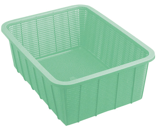 Deep square basket, large, light green, K5442LG, 1 piece