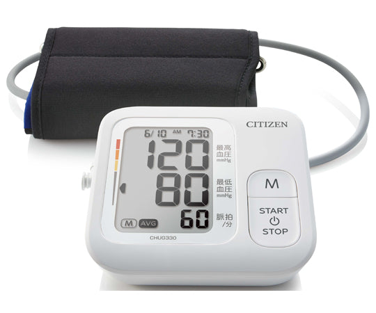 Upper arm blood pressure monitor, white, CHUG330-WH-E, 1 unit