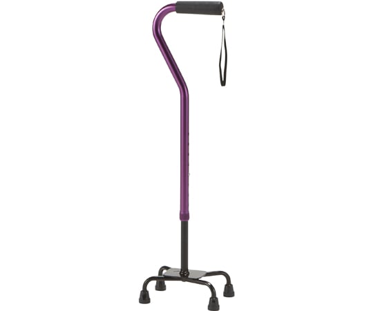 Aluminum 4-point support cane, magenta, AQ-11MG, 1 piece