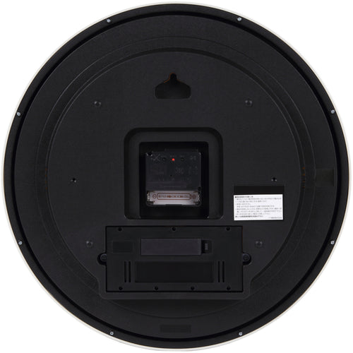 MAG 걸쇠 시계 전파 시계 아날로그 고플 온도 습도 야간 초침 정지 기능 내츄럴 직경 36cm W-776N-Z W-776 NZ 1개