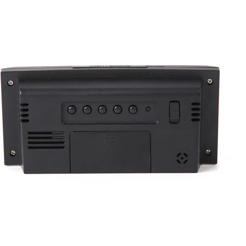 MAG 알람 시계 전파 디지털 우드 라인 알람 스누즈 라이트 온도 습도 날짜 요일 캘린더 나뭇결 브라운 T-743BR-Z T-743 BR-Z 1 개