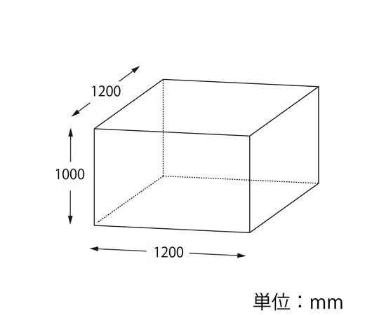 再生パレットカバー 1200角×1000 5枚入 006600100 1パック(5枚入)