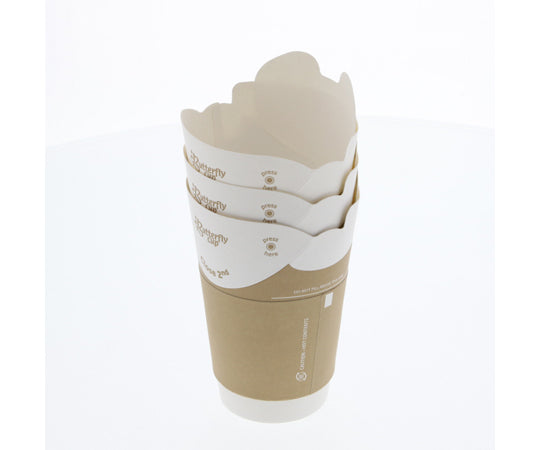 Butterfly Cup 8oz Hot Double Kraft 25pcs 004535204 1 pack (25pcs)
