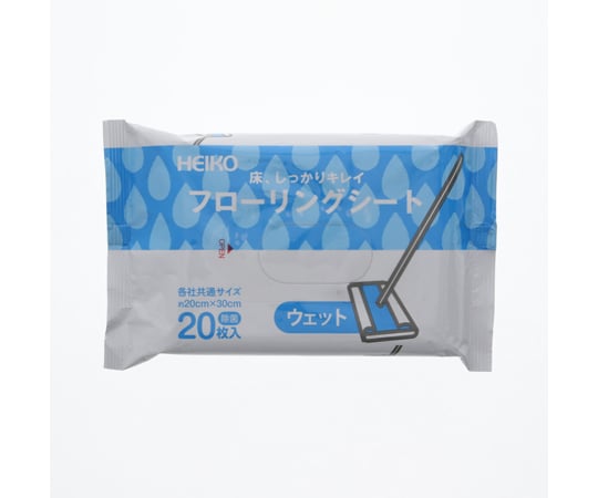 Floor cleaning sheet, wet type, 20 sheets, 004771472, 1 pack (20 sheets)