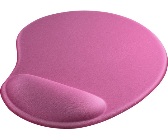 Mouse pad with integrated wrist rest, pink, BSPD16PK, 1 piece