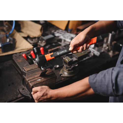 GROZ One-handed hammer (fiberglass handle) #1/2 BP/FG/8/12 1 piece