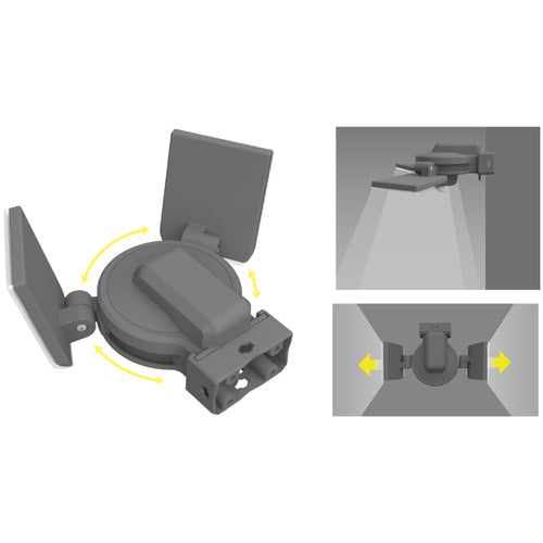 Musashi 7.5W x 2-bulb sliding LED sensor light LED-AC2014 1 unit